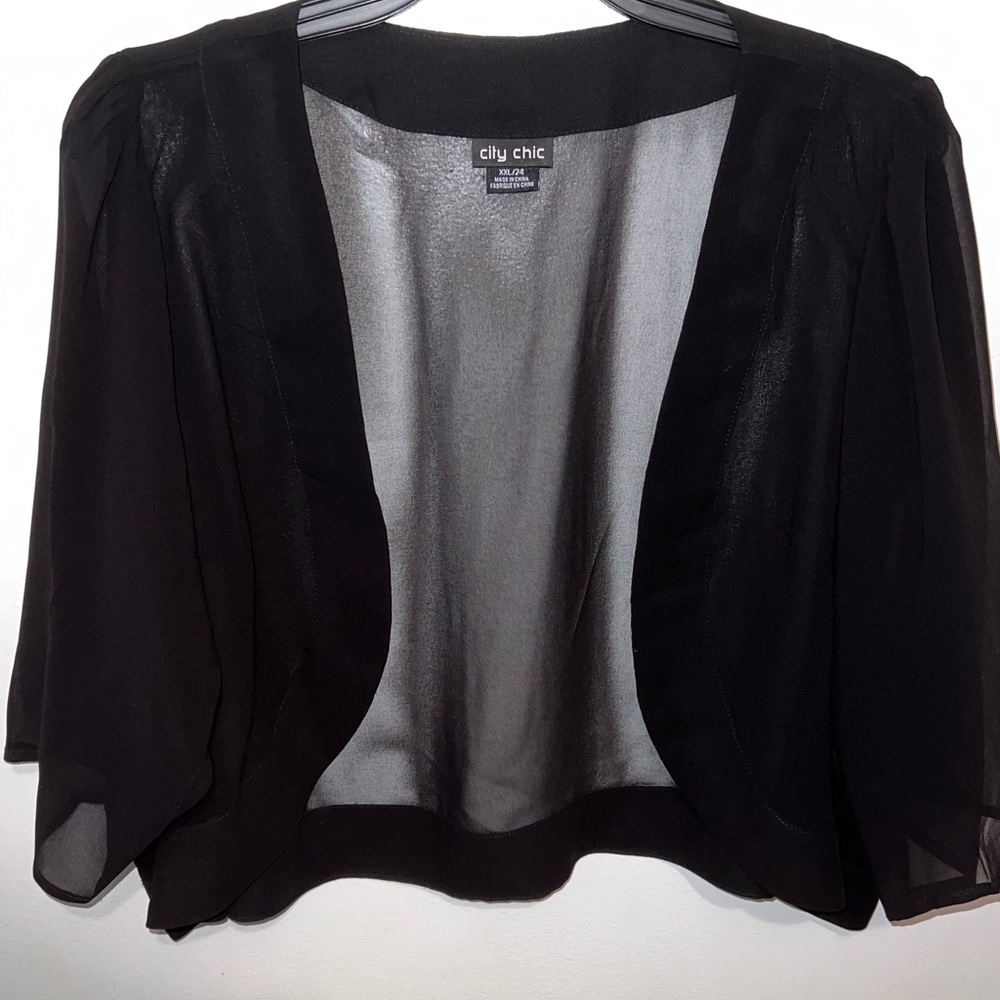 City Chic Chiffon Shrug ** NWOT**
